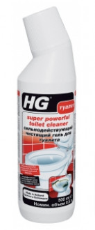 Cильнодействующий очиститель для туалета HG (500 мл.) 322050161