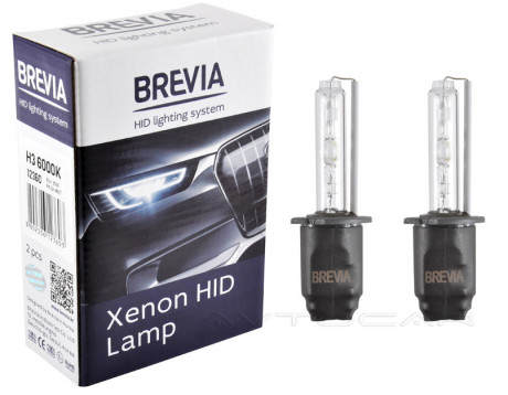 Brevia Xenon ксеноновая лампа цоколь H3 85V 35W PK22s KET (2шт.) 6000K