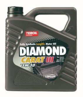 Teboil Diamond Carat III 5W-30 4 литра моторное масло синтетическое