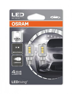 Автолампы светодиодные Osram LEDriving W16W LED 12V 1.8W W2.1X9.5 (9212CW)