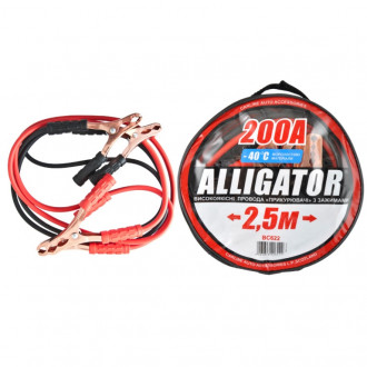 Провода прикуривания CarLife Alligator 200Ампер 2.5метра