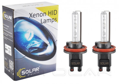Лампа ксеноновая SOLAR Xenon HID H11 85V 35W PGJ19-2 KET (2шт.) 5000K