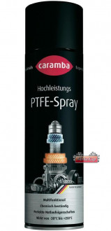 Тефлоновая смазка Caramba PTFE - формирует защитное покрытие, спрей 500мл.