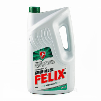 Охлаждающая зелёная жидкость (антифриз) FELIX Prolonger -40°C G11 (готовая) 5 литров