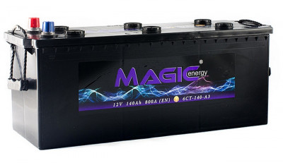 Аккумулятор Magic Energy 140Ah пусковой ток 800A 