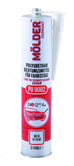 Полиуретановый герметик MOLDER Polyurethan Dichtungsmittel Fur Fahrzeuge белый 310мл. (PU9082)