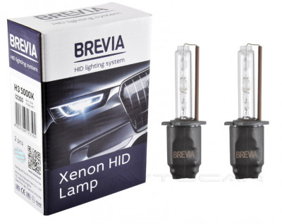 Brevia Xenon ксеноновая лампа цоколь H3 85V 35W PK22s KET (2шт.) 5000K