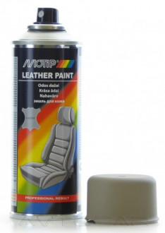 Краска для кожи Motip Leather Paint аэрозоль 200мл Бежево-серый