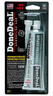 Термостойкий серый силиконовый формирователь прокладок Done Deal ОЕМ (упаковка 85г) DD6733