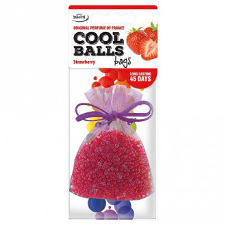 Ароматизатор на зеркало мешочек Tasotti/серия &quot;Cool Balls Bags&quot; -  Strawberry (115461)