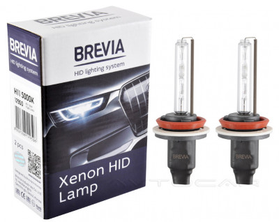 Ксеноновые лампы Brevia Xenon H11 85V 35W PGJ19-2 KET (2шт.) 5000K
