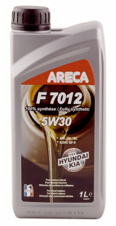 Моторное масло Areca F7012 Hyundai-Kia 1л 020C000100