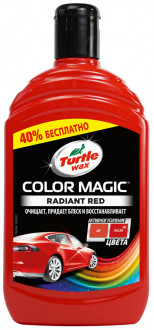 Подкрашивающий полироль для красных цветов Turtle Wax Color Magic (упаковка 500мл) 53240