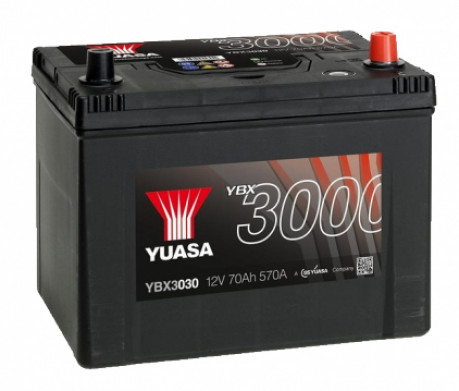 Аккумулятор YUASA SMF Battery 70Ah (570A) -/+ (0) YBX3030