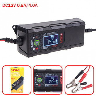 Зарядное устройство VOIN VL-124 12V 4A 3-120AHR LCD Импульсное (VL-124)