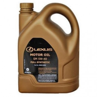 Масло моторное Lexus Motor Oil API SM 5W-40 4 литра
