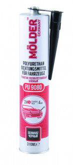 Полиуретановый герметик MOLDER Polyurethan Dichtungsmittel Fur Fahrzeuge черный 310мл. (PU9080)
