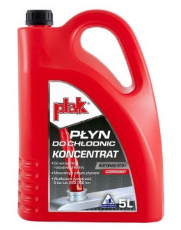 Оригинальная охлаждающая жидкость (антифриз) Atas Plak Płyn G12+ (концентрат, красный цвет) 5 литров