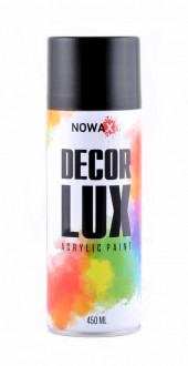 Акриловая спрей краска тёмно-синяя Nowax Decor Lux (аэрозоль 450мл.) NX48034