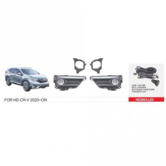 Фары доп.модель Honda CR-V/2019-/HD-2093L/U.S TYPE/LED-12V5W/эл.проводка (HD-2093-LED)