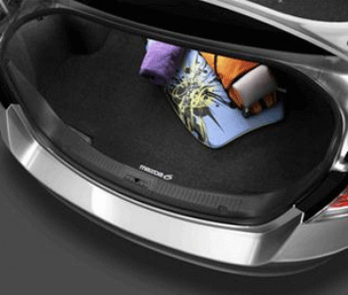 Коврик в багажник Mazda 6 c 2007-2012, цвет: темно-серый