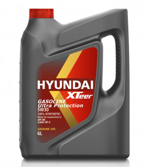Моторное масло Hyundai XTeer Gasoline Ultra Protection 5W30 6 литров