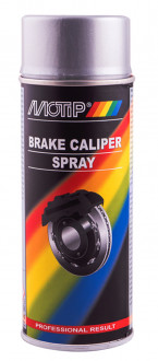 Краска для суппортов MOTIP Brake Caliper термостойкая (аэрозоль 400мл.) 04098 Серебристый