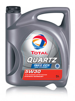 Моторное масло Total Quartz ineo ecs 5w-30 специально для двигателей PEUGEOT и CITROEN 4 литра