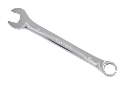Ключ комбинированный CarLife хромованадиевая сталь CrV никель-хромированное покрытие 17