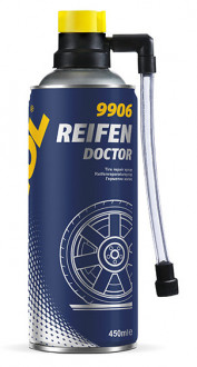 Герметик для аварийного ремонта проколов камерных и бескамерных шин Mannol Reifen Doctor 9906