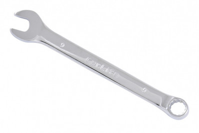 Ключ комбинированный CarLife хромованадиевая сталь CrV никель-хромированное покрытие 9
