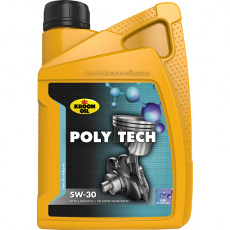 Синтетическое моторное масло Kroon-Oil Poly Tech 5W-30