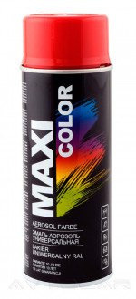 Акриловая краска Maxi Color RAL3000 цвет: огненно-красный 400мл.
