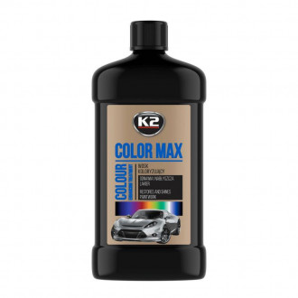 Подкрашивающий автополироль черного цвета K2 Color Max 500мл K025