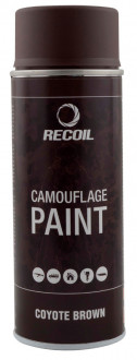 Маскировочная аэрозольная краска матовых цветов Recoil Коричневый койот