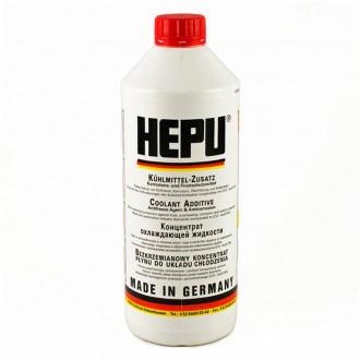 Антифриз HEPU G12 G12+ красный упаковка 1,5л P999-G12 (Германия) концентрат 1:1