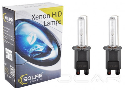 Лампы ксеноновые SOLAR Xenon HID H3 85V 35W PK22s KET 6000K