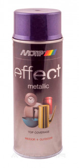 Краска насыщенных металлик-оттенков Motip Deco Effect аэрозоль 400мл. Фиолетовый