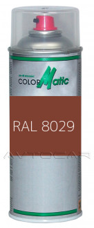 Маскировочная аэрозольная краска матовая жемчужно-медный RAL 8029 400мл (аэрозоль)
