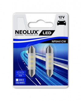 Светодиодные лампы NEOLUX LED C5W 41mm 6000K (комплект 2шт.)