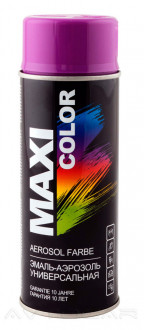 Акриловая краска Maxi Color RAL4008 цвет: ярко-фиолетовый 400мл.