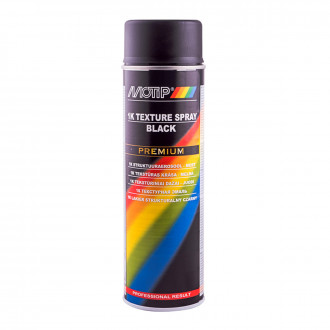 Аэрозольная эмаль однокомпонентная текстурная для пластика MOTIP 1K Texture Spray Black (аэрозоль 500мл)