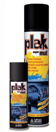 Матовый полироль для пластика ATAS Plak Mat очищает и освежает 200мл.