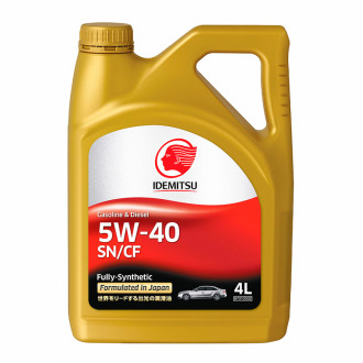 Синтетическое масло Idemitsu SAE 5W-40 4 литра 30015048-746000020