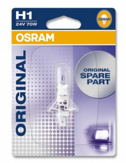 Галогеновая лампа OSRAM H1 64155-01B 70W 24V P14.5S 10X1 Blister