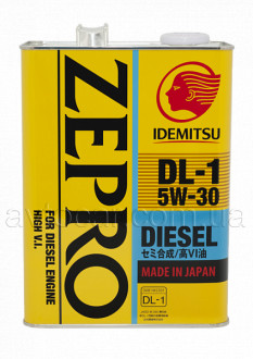 Моторное масло Idemitsu Zepro Diesel DL-1 SAE 5W-30 4 литра