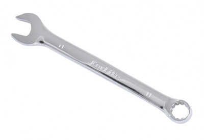 Ключ комбинированный CarLife хромованадиевая сталь CrV никель-хромированное покрытие 11