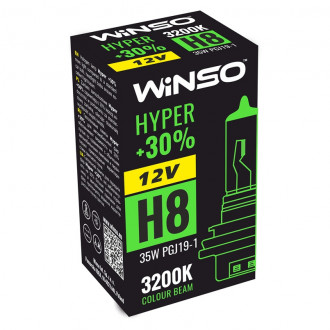 Автолампы Winso 12V H8 Hyper +30% 35W PGJ19-1