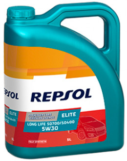 Синтетическое масло REPSOL ELITE LONG LIFE 50700/50400 5W30 (упаковка 4 литра)