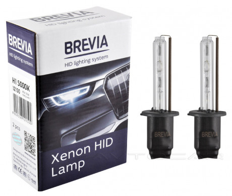 Brevia Xenon ксеноновая лампа цоколь H1 85V 35W P14.5s KET (2шт.) 5000K